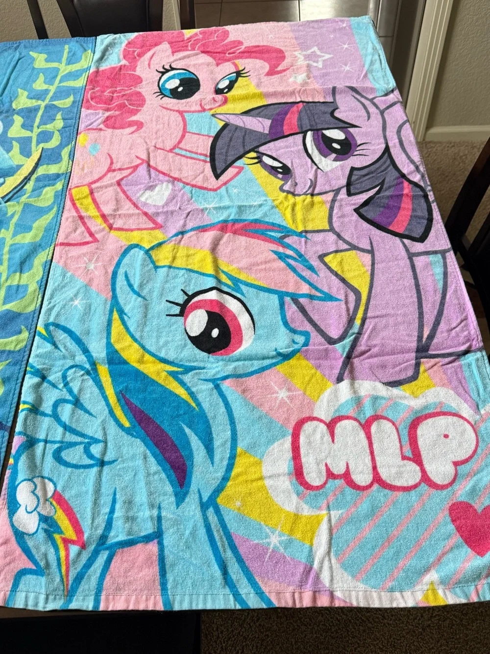 Kids Beach Pool Towels - Finding Nemo & My Little Pony Characters- NWOT